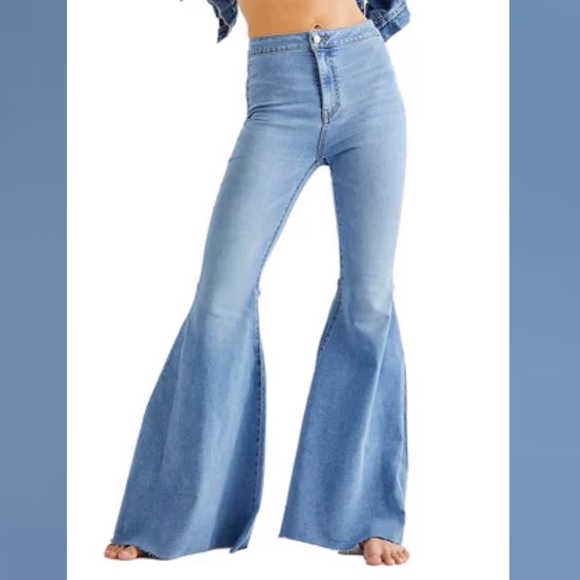Free People Flare Jeans - Picture 2 of 6